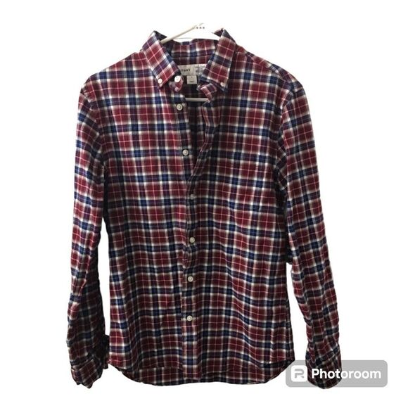 Old Navy Men’s Plaid shirt. Preloved - Picture 1 of 3